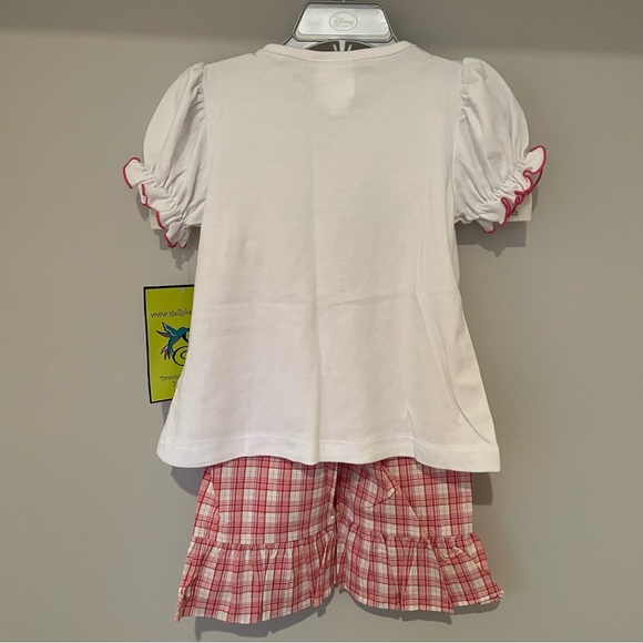 NWT Stelly Belly 18M Pony Horse Top & Matching Pink Plaid Capri Pants - Picture 8 of 10